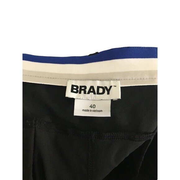 Tom Brady Brand Golf Pants Men's Size 40 Ink Black Hook & Eye Zip - Picture 5 of 7